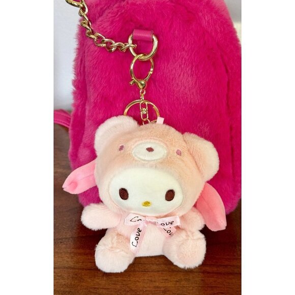 COPY - Hello Kitty Teddy Bear Keychain Purse Accessory NWT - Picture 2 of 7